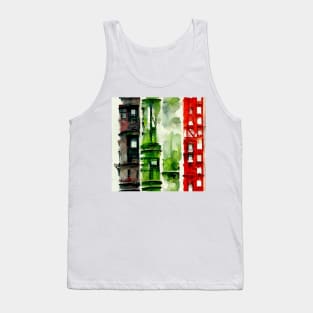 New York watercolor Tank Top